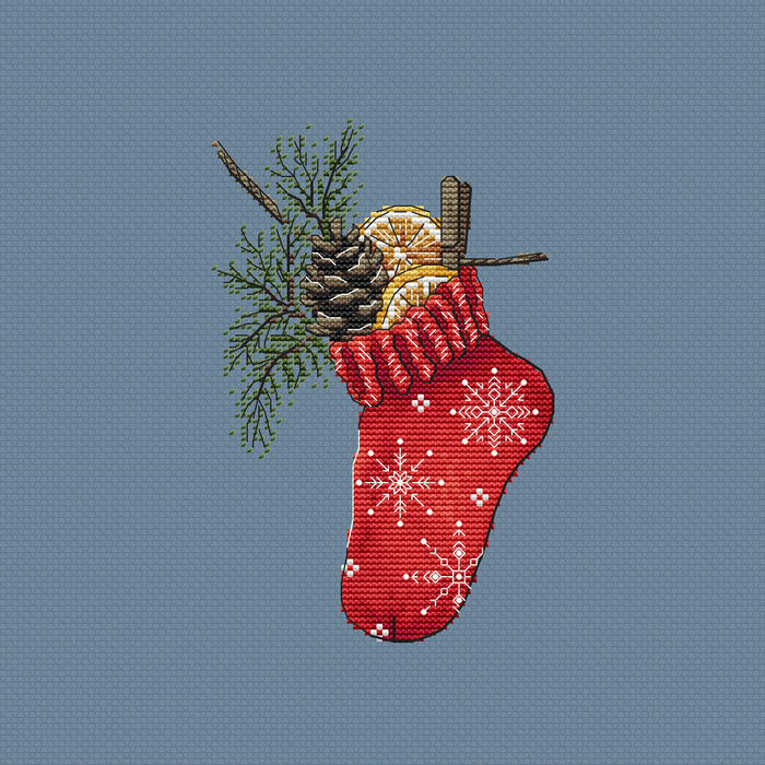 New Year`s Scent - PDF Cross Stitch Pattern