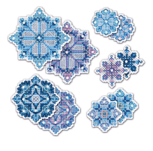 Snowflakes 1889ACR Counted Cross Stitch Kit - Wizardi