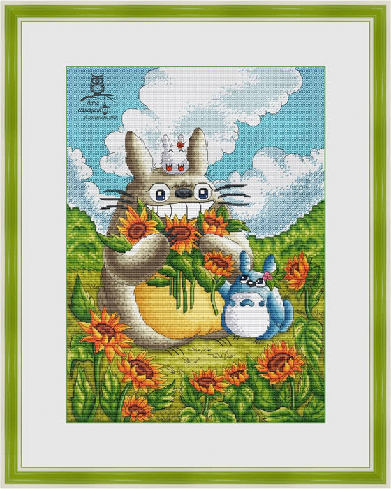 Summer Totoro - PDF Cross Stitch Pattern