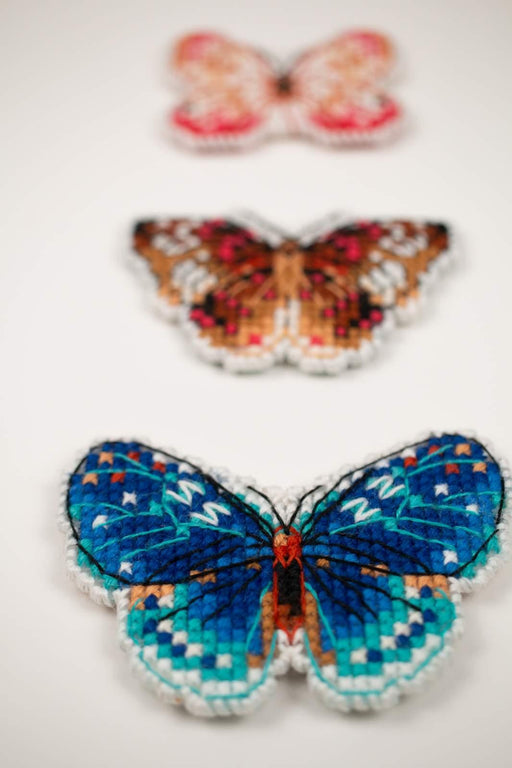 Soaring Butterflies 1997ACR Counted Cross Stitch Kit - Wizardi