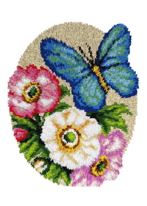 Latch hook rug kit "Butterfly" 4238