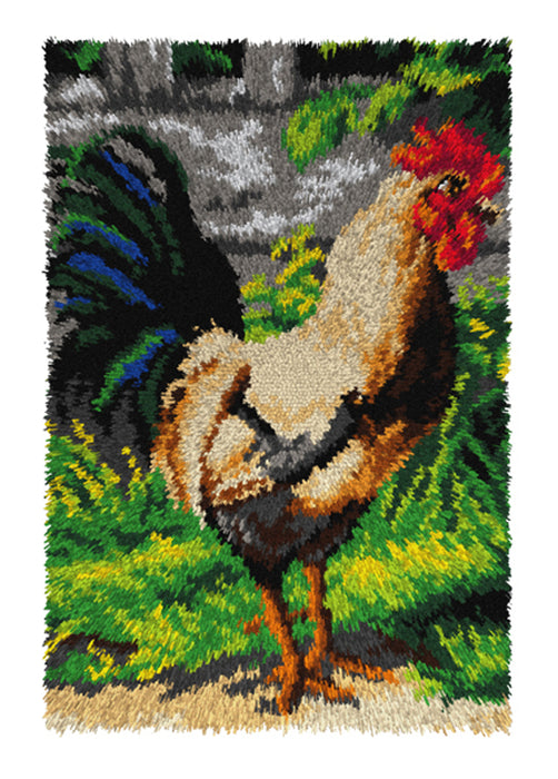 Latch hook rug kit "Rooster" 4242