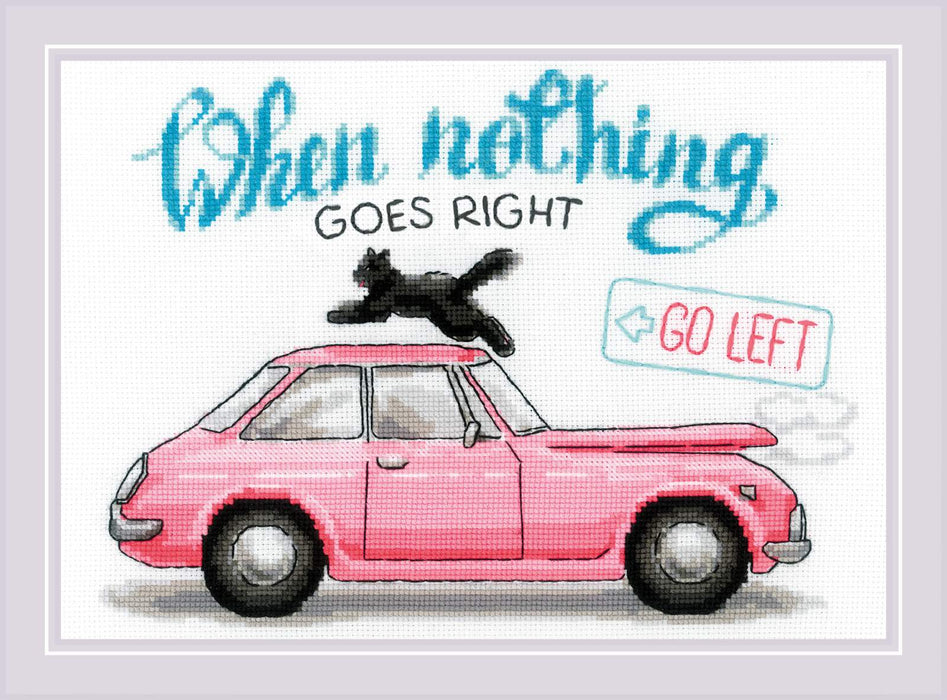 Go left R2113 Counted Cross Stitch Kit