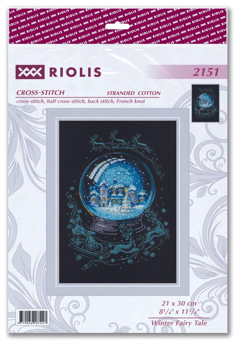 Winter Fairy Tale 2151R Counted Cross Stitch Kit - Wizardi