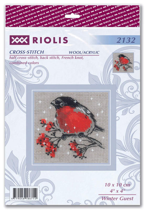 Winter Guest 2132R Counted Cross Stitch Kit - Wizardi