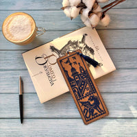 Cardboard Embroidery Kit Bookmark - Castle Guardian WLZ-001