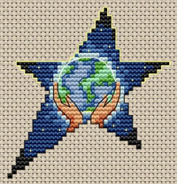 My Crystal Planet - PDF Cross Stitch Pattern