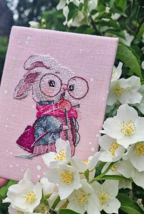 Bunny with Lollipop - PDF Cross Stitch Pattern