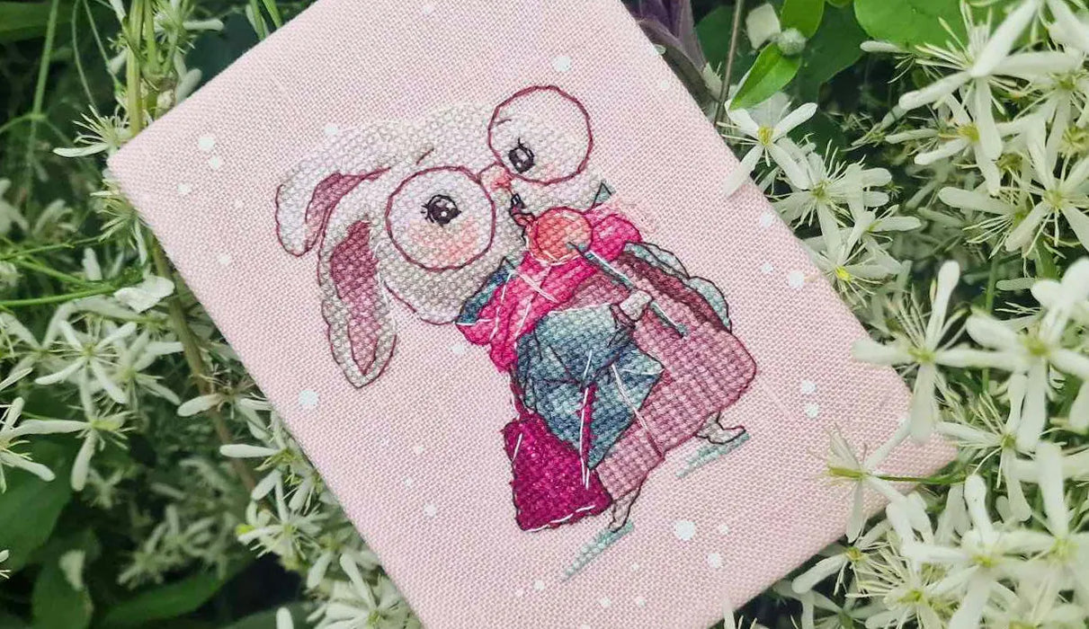 Bunny with Lollipop - PDF Cross Stitch Pattern