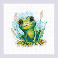 Little Frog¬† R2286 Counted Cross Stitch Kit