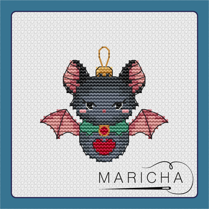 A bat toy - PDF Cross Stitch Pattern