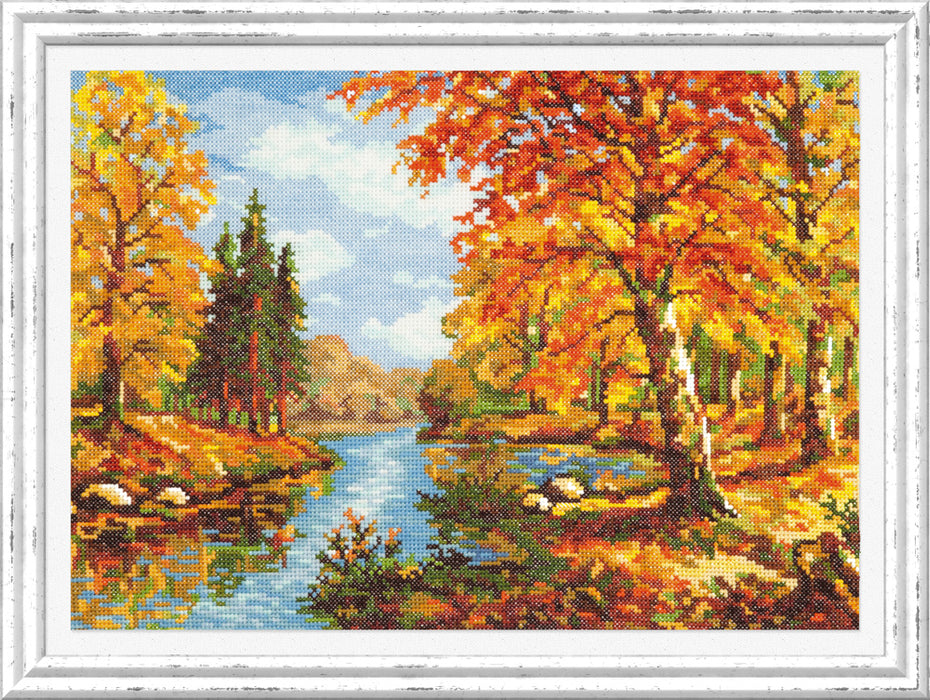 Golden Autumn 45-02 Counted Cross-Stitch Kit