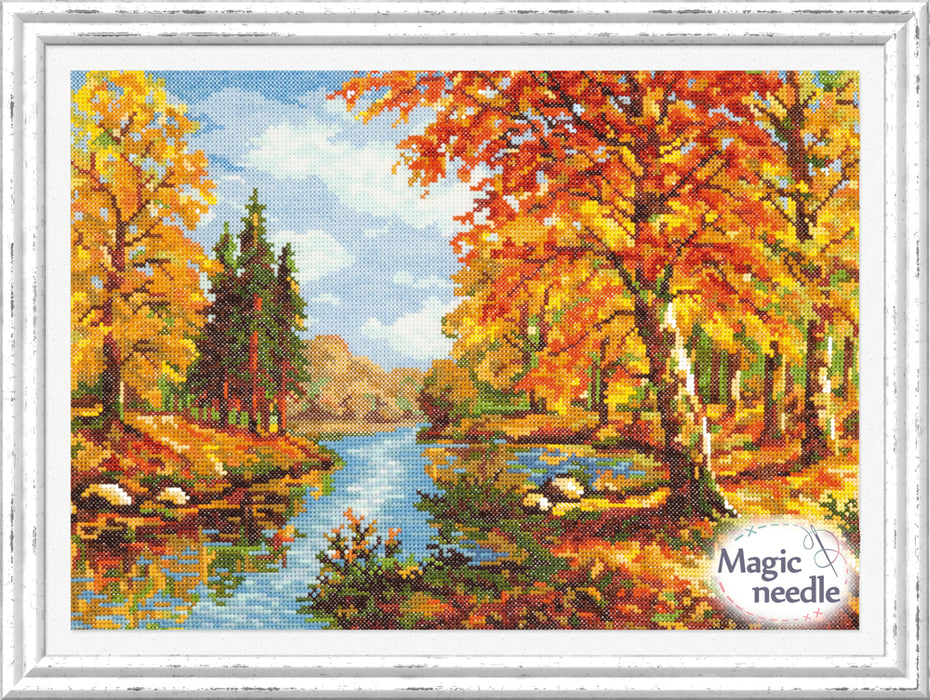 Golden Autumn 45-02 Counted Cross-Stitch Kit