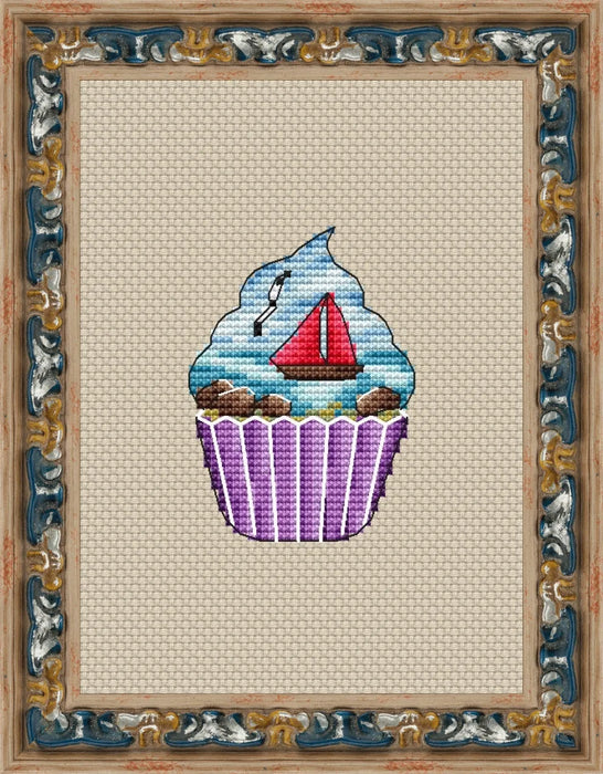 Pie. Scarlet sails - PDF Cross Stitch Pattern