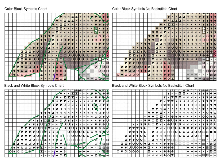 Bunny Couple - PDF Cross Stitch Pattern