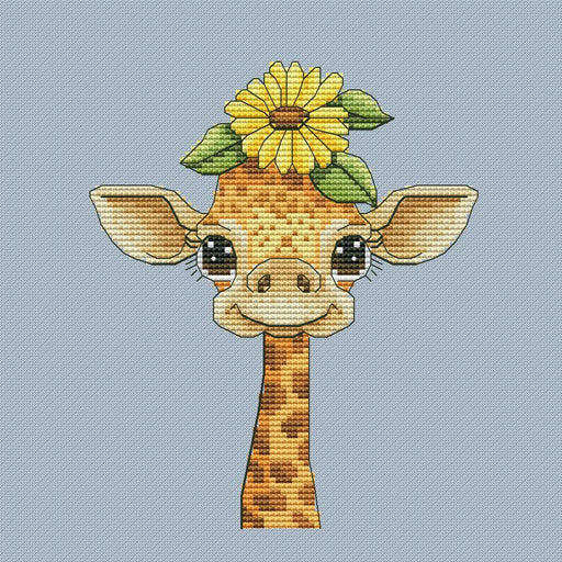 Giraffe - PDF Cross Stitch Pattern - Wizardi