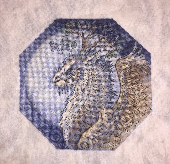 Forest Dragon - PDF Cross Stitch Pattern