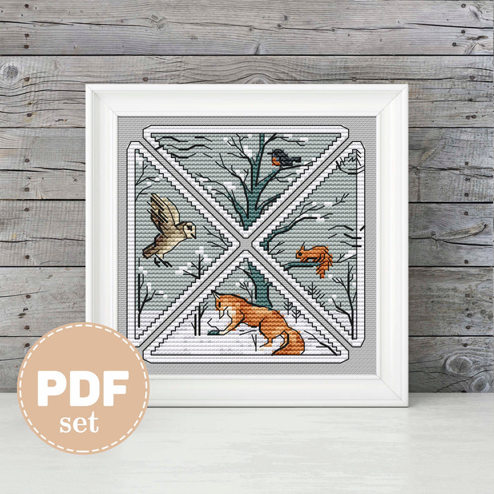 Once Upon a Time in the Woods. Set - PDF Cross Stitch Pattern