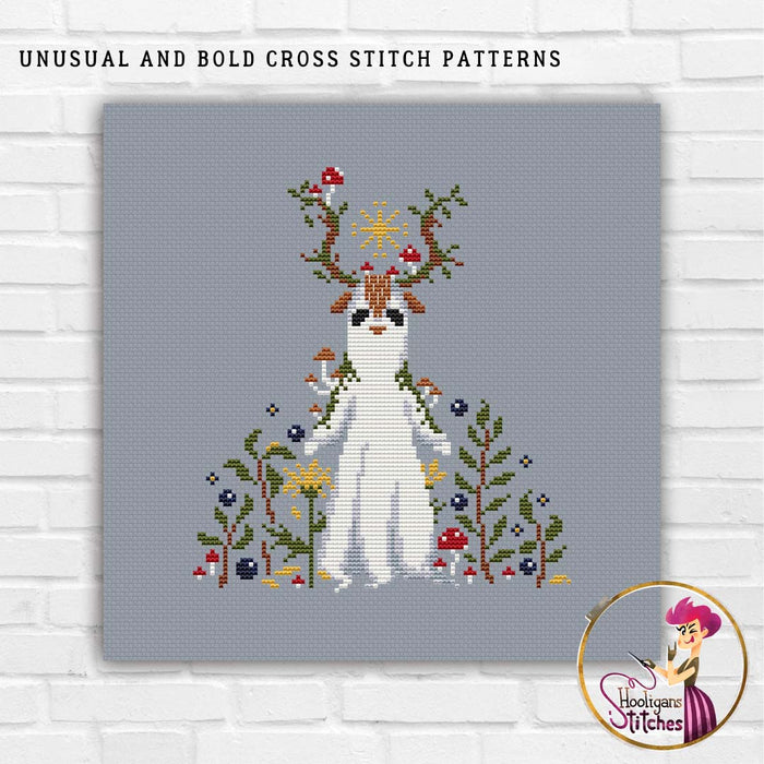 Ghost deer - PDF Cross Stitch Pattern