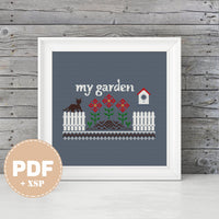Garden - PDF Cross Stitch Pattern