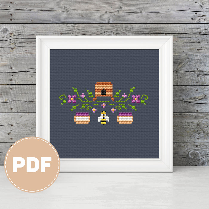 Bz-z-z - Free PDF Cross Stitch Pattern