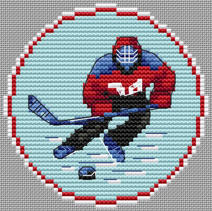 Hockey - PDF Cross Stitch Pattern