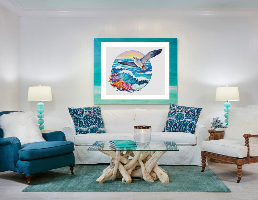 Sea Gull - PDF Cross Stitch Pattern