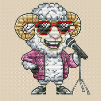 Toy Sheep 4 - PDF Cross Stitch Pattern