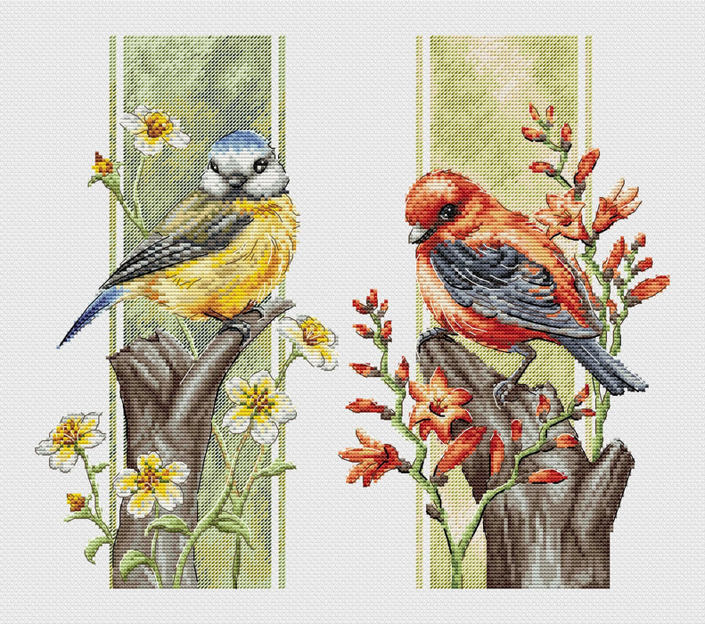 Featherful Summer - PDF Cross Stitch Pattern