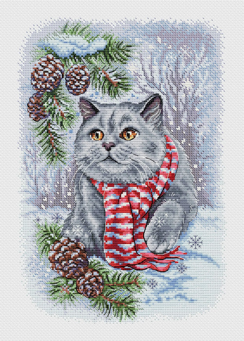 Coming Cat - PDF Cross Stitch Pattern