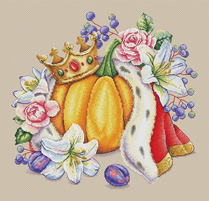 Royal Pumpkin - PDF Cross Stitch Pattern