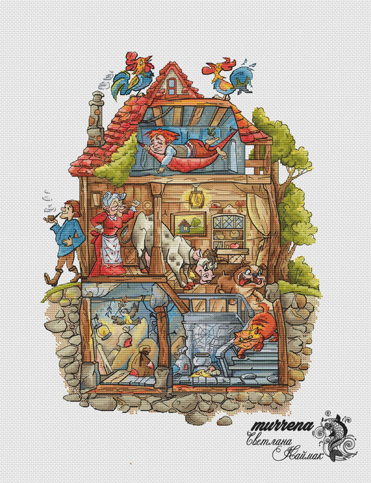 Jack's House - PDF Cross Stitch Pattern