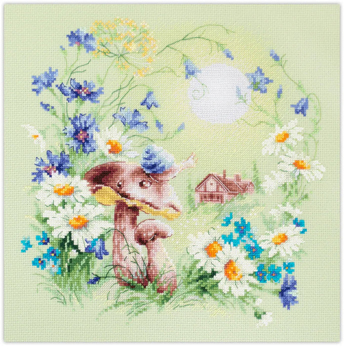 Meadow Stories. Snail 510-352 Counted Cross-Stitch Kit