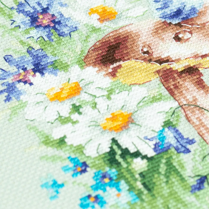 Meadow Stories. Snail 510-352 Counted Cross-Stitch Kit