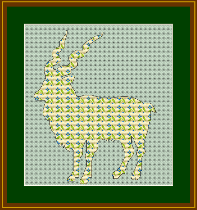 Ram - PDF Cross Stitch Pattern