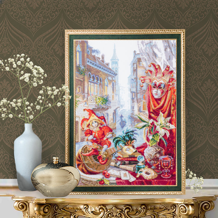 Carnevale di Venezia 528-555 Counted Cross-Stitch Kit