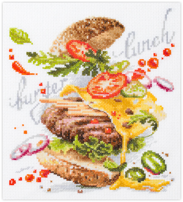 Burger Lunch 528-556 Counted Cross-Stitch Kit