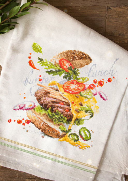 Burger Lunch 528-556 Counted Cross-Stitch Kit