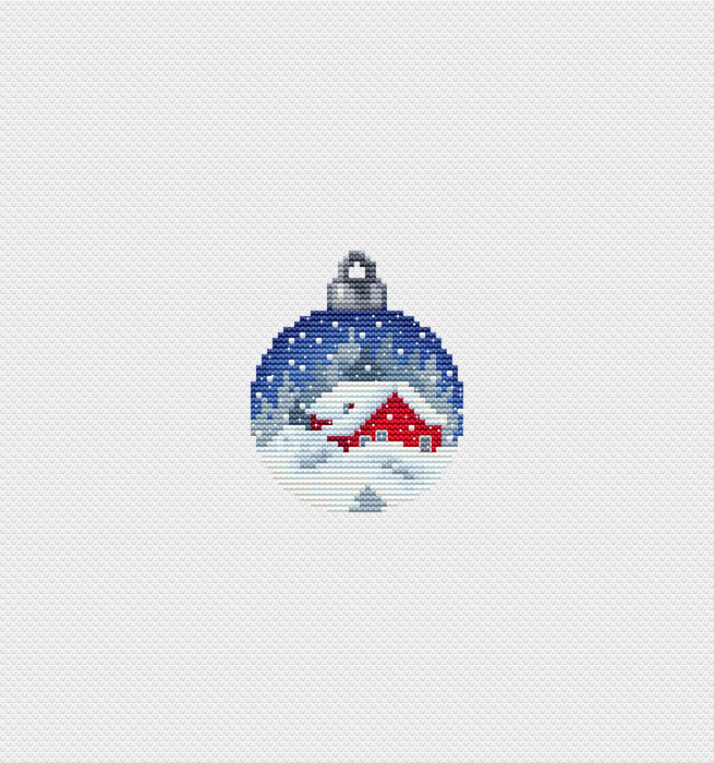 Christmas Ball. In the forest - PDF Cross Stitch Pattern
