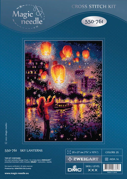 Sky Lanterns 550-761 Counted Cross-Stitch Kit