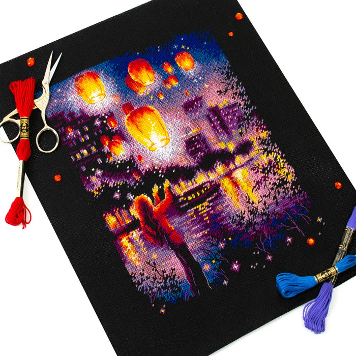 Sky Lanterns 550-761 Counted Cross-Stitch Kit