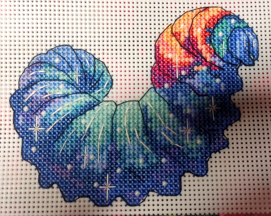 Cosmo the caterpillar - PDF Cross Stitch Pattern