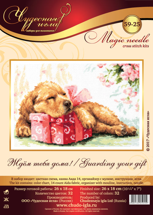 Guarding your Gift 59-25 Counted Cross-Stitch Kit