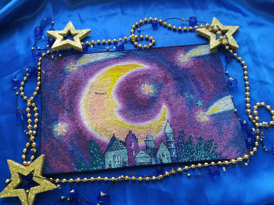 Starlight Night - PDF Cross Stitch Pattern