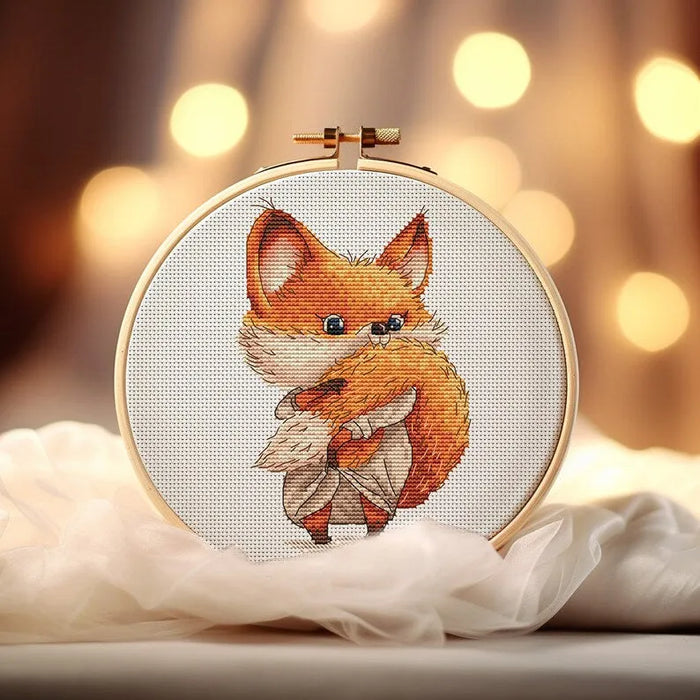 Bath Time Fox - PDF Cross Stitch Pattern