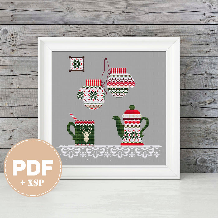 Would you Like Some Tea - PDF Cross Stitch Pattern