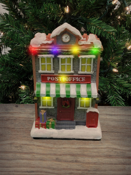 Christmas Village Post Office with LED Lights F07M4-29-Z615A