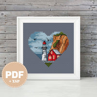 Lighthouse - PDF Cross Stitch Pattern