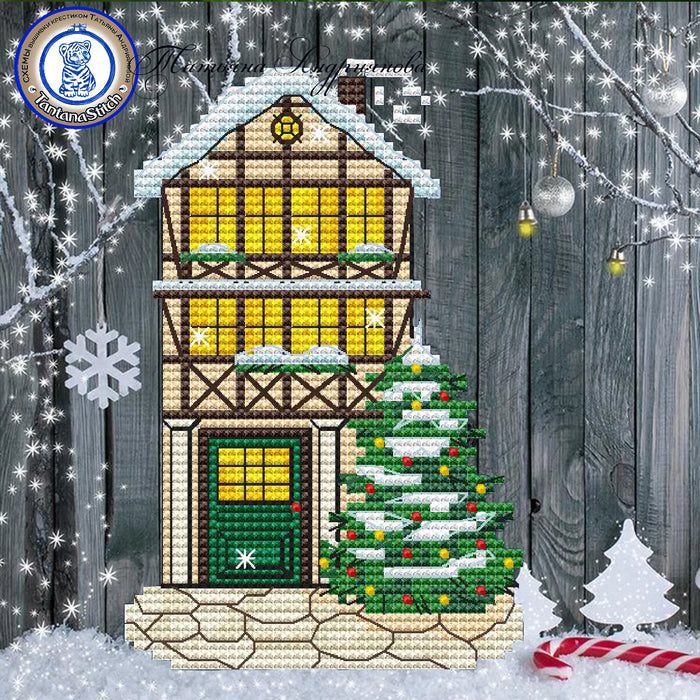 The Christmas House - PDF Cross Stitch Pattern