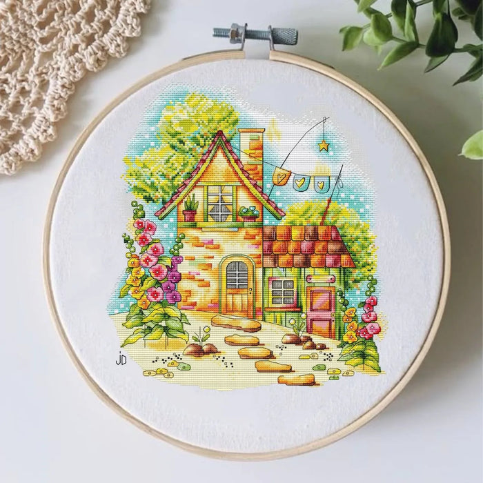 Houses. Summer - PDF Cross Stitch Pattern